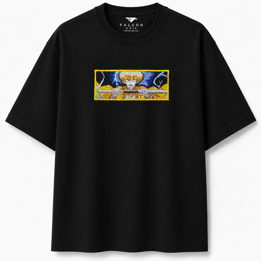 Zenitsu | Demon Slayer - Premium Tee (Embroidery)